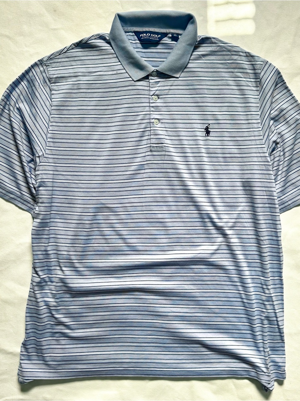 Ralph Lauren Polo Golf Blue Striped Shirt